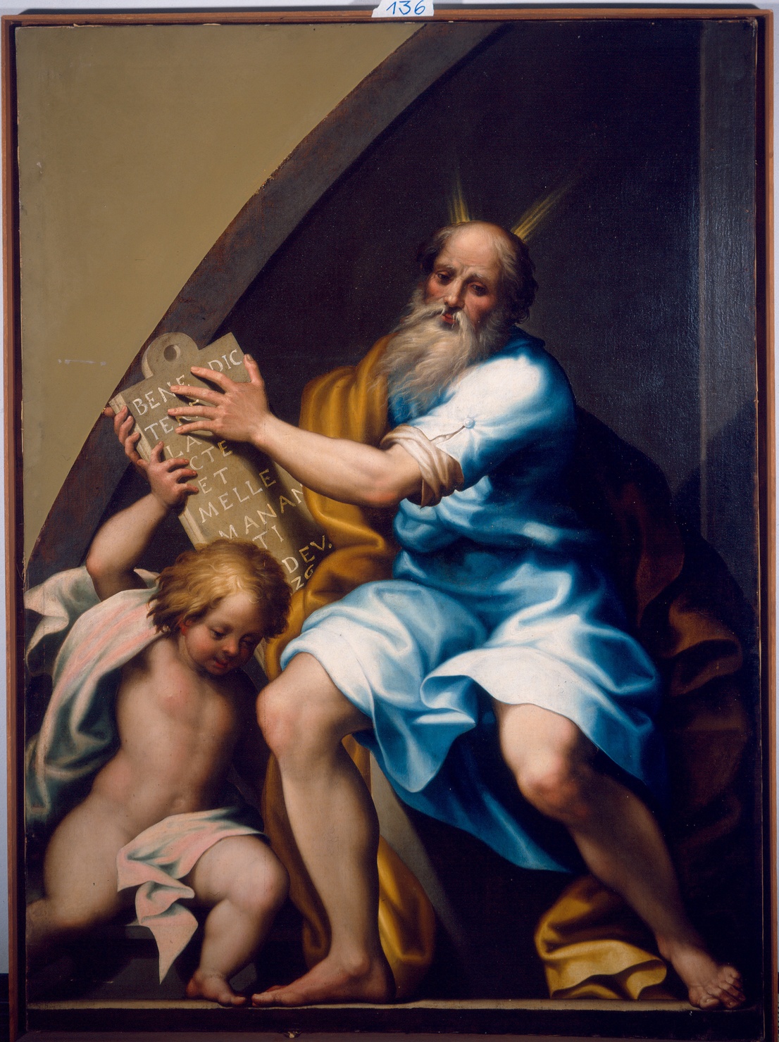 Aronne (dipinto, frammento) di Gatti Fortunato (sec. XVII)
