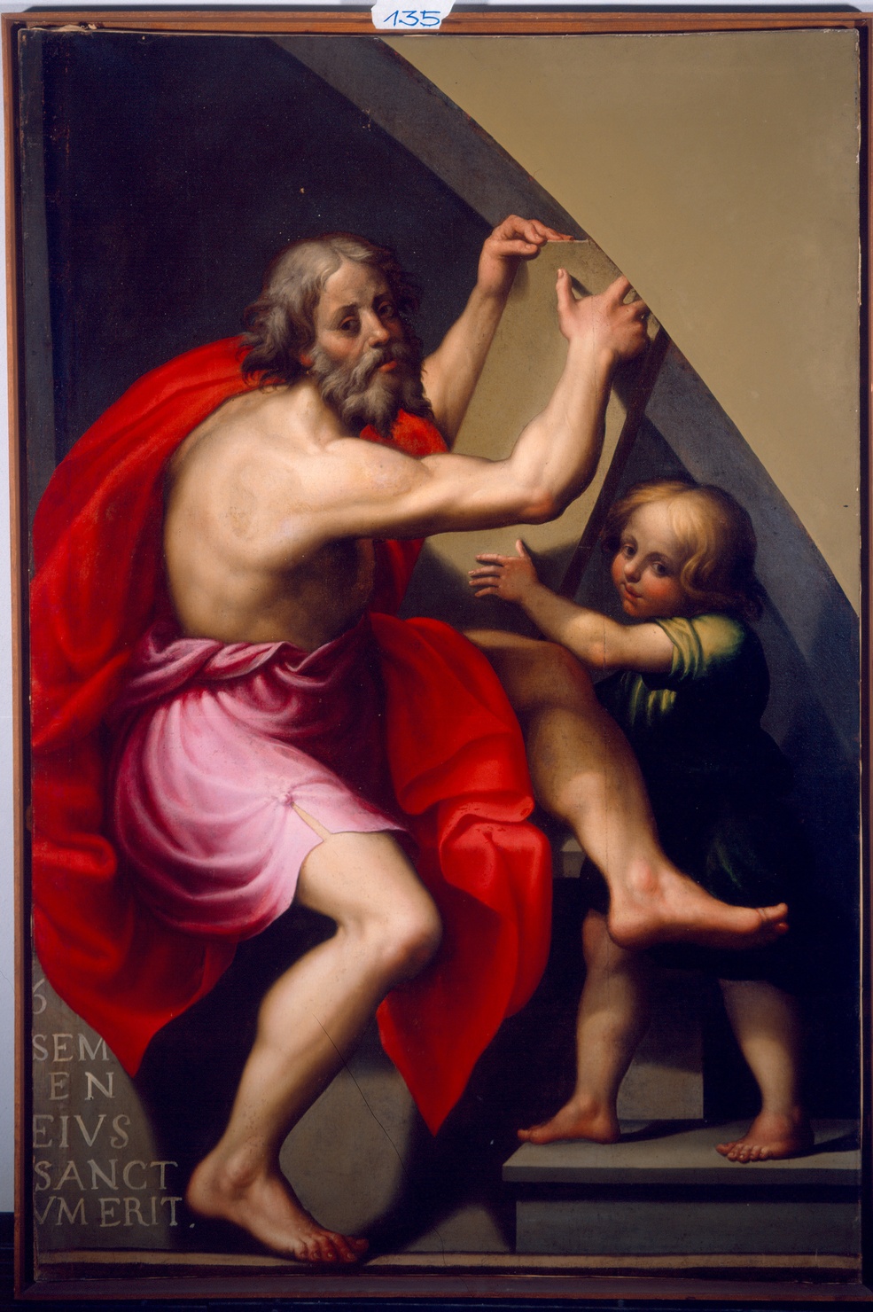 Mosè (dipinto, frammento) di Gatti Fortunato (sec. XVII)
