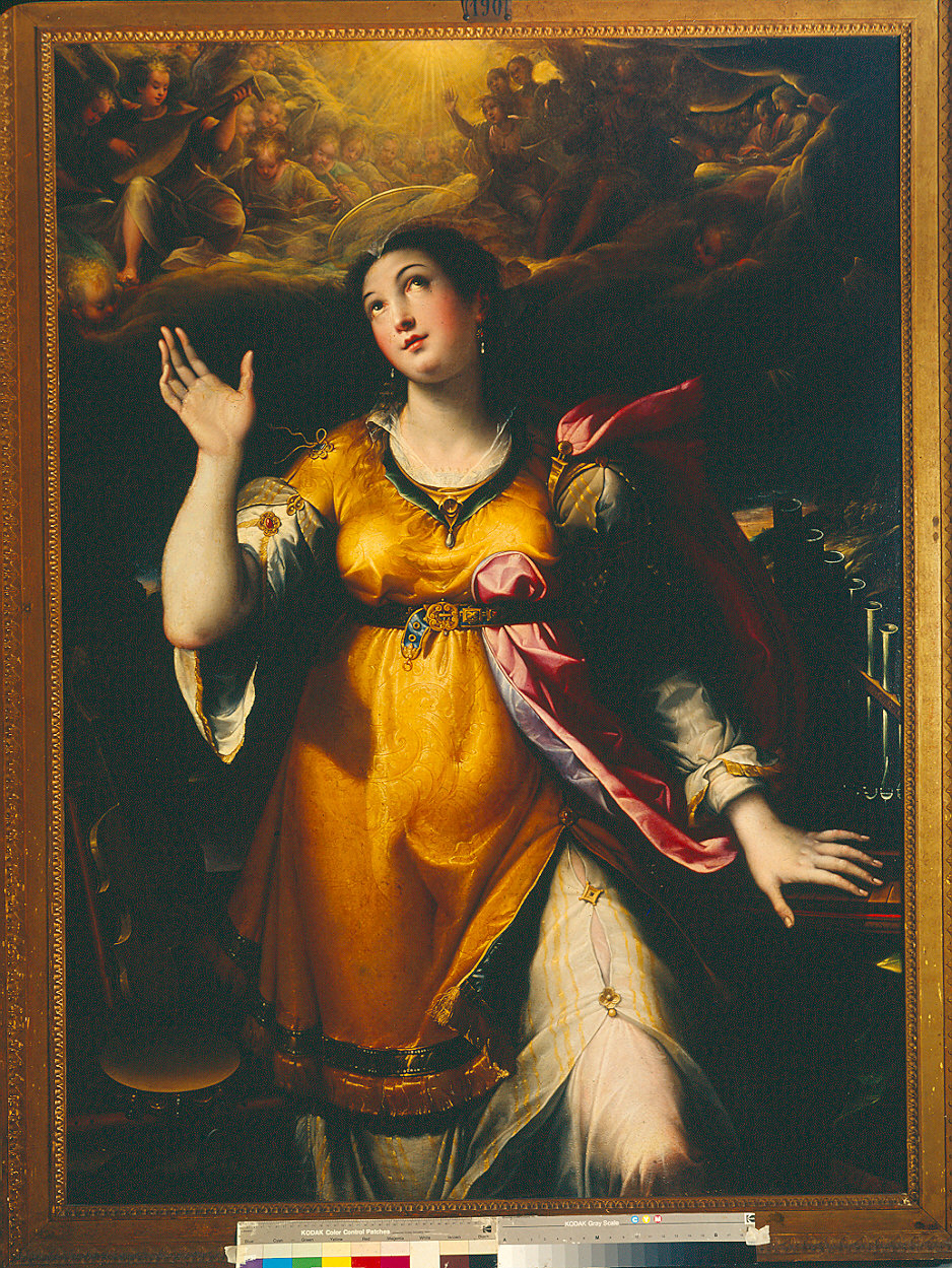 Santa Cecilia (dipinto) di Calvaert Denys (sec. XVI)