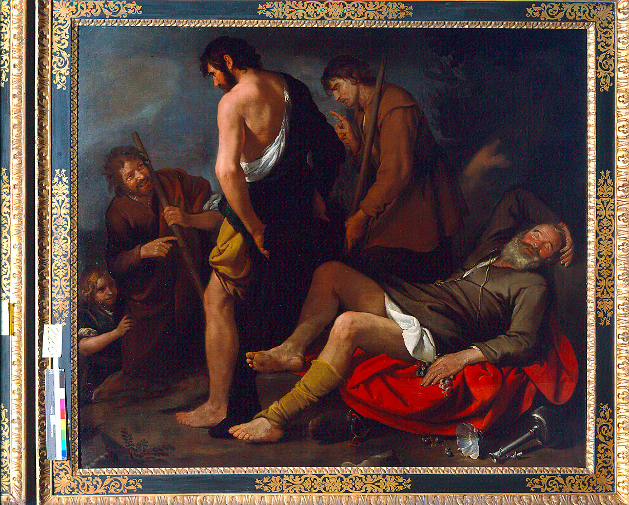 ebbrezza di Noè (dipinto) di De Ferrari Giovanni Andrea (sec. XVII)