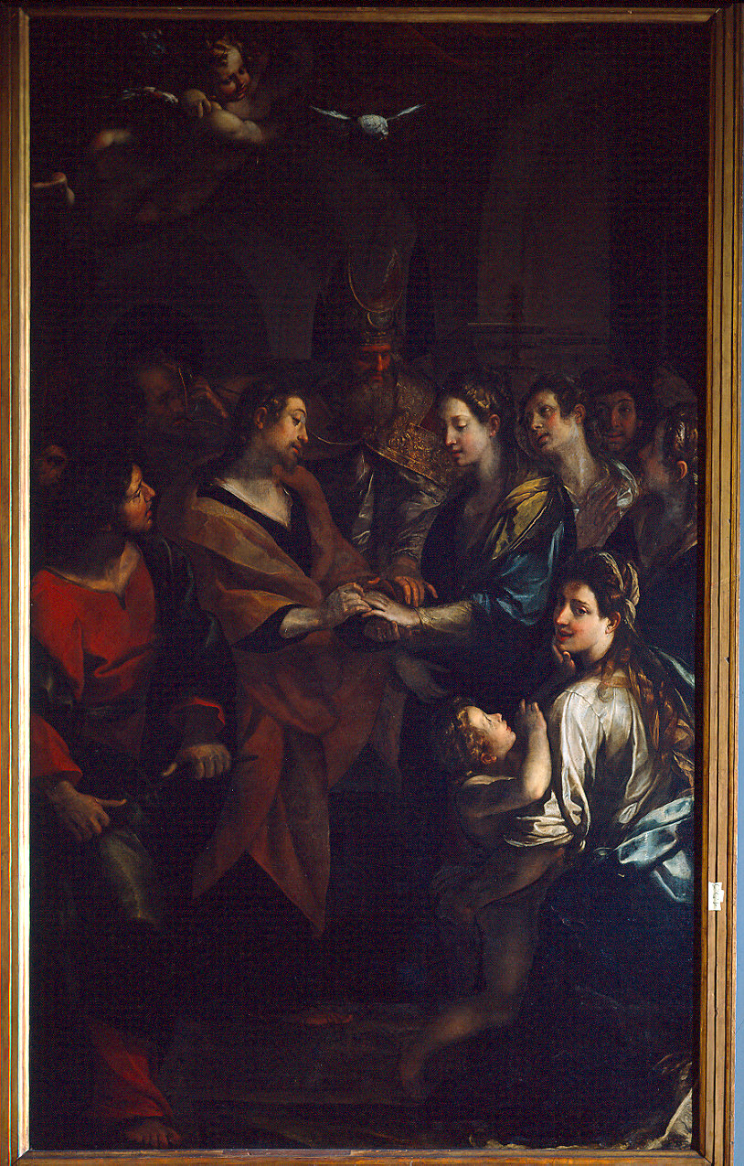 Sposalizio della Vergine (dipinto) di Procaccini Giulio Cesare (sec. XVII)