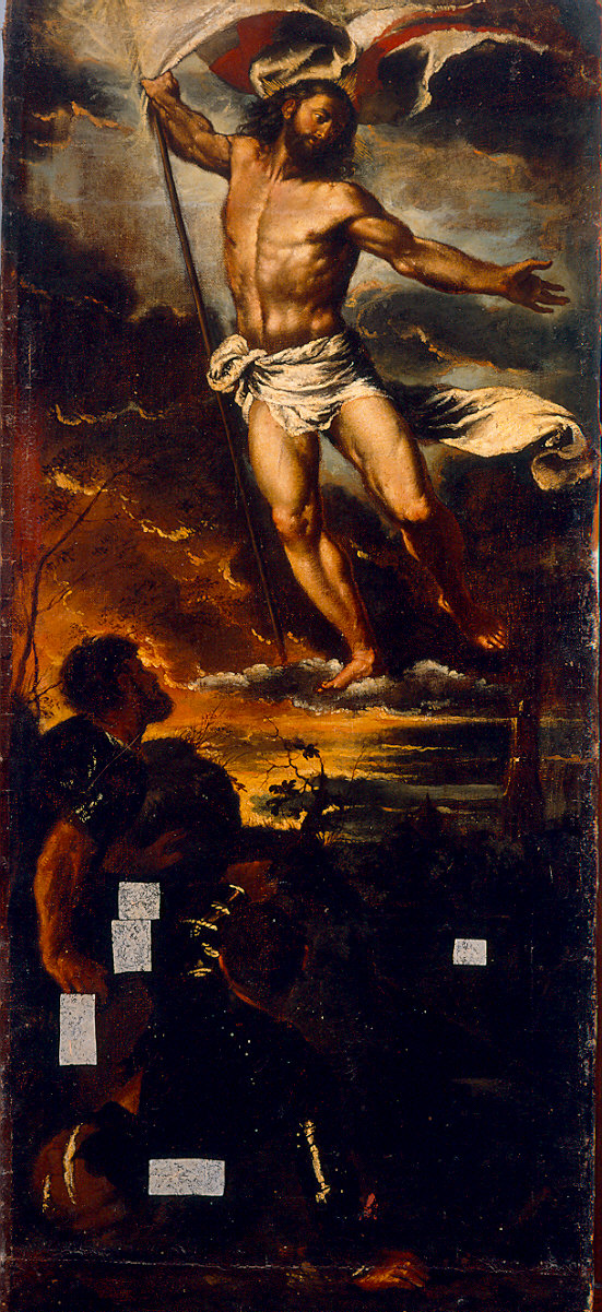 resurrezione di Cristo (dipinto) - ambito veneto (prima metà sec. XVII)