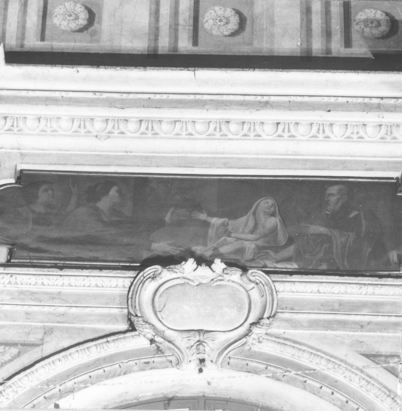 la resurrezione di Tabita (dipinto) di Girardi Giuseppe (inizio sec. XIX)