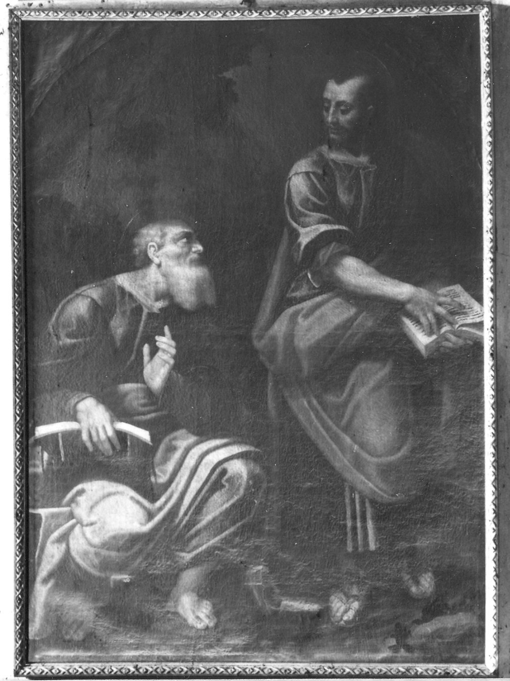 San Giacomo e San Giovanni (dipinto) di Magnani Cristoforo (sec. XVI)