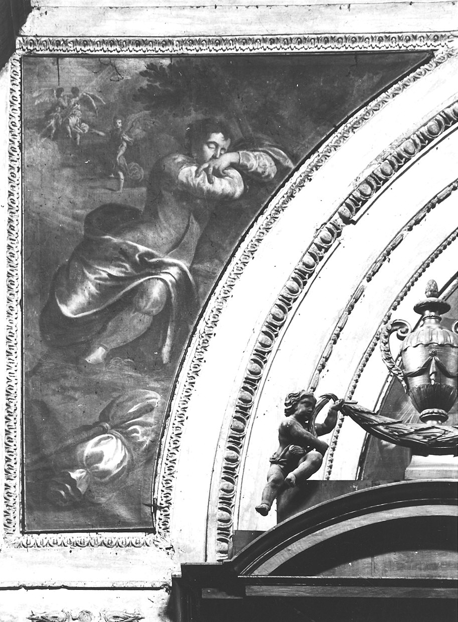 sogno di Giacobbe (dipinto) di Triva Antonio Domenico (sec. XVII)