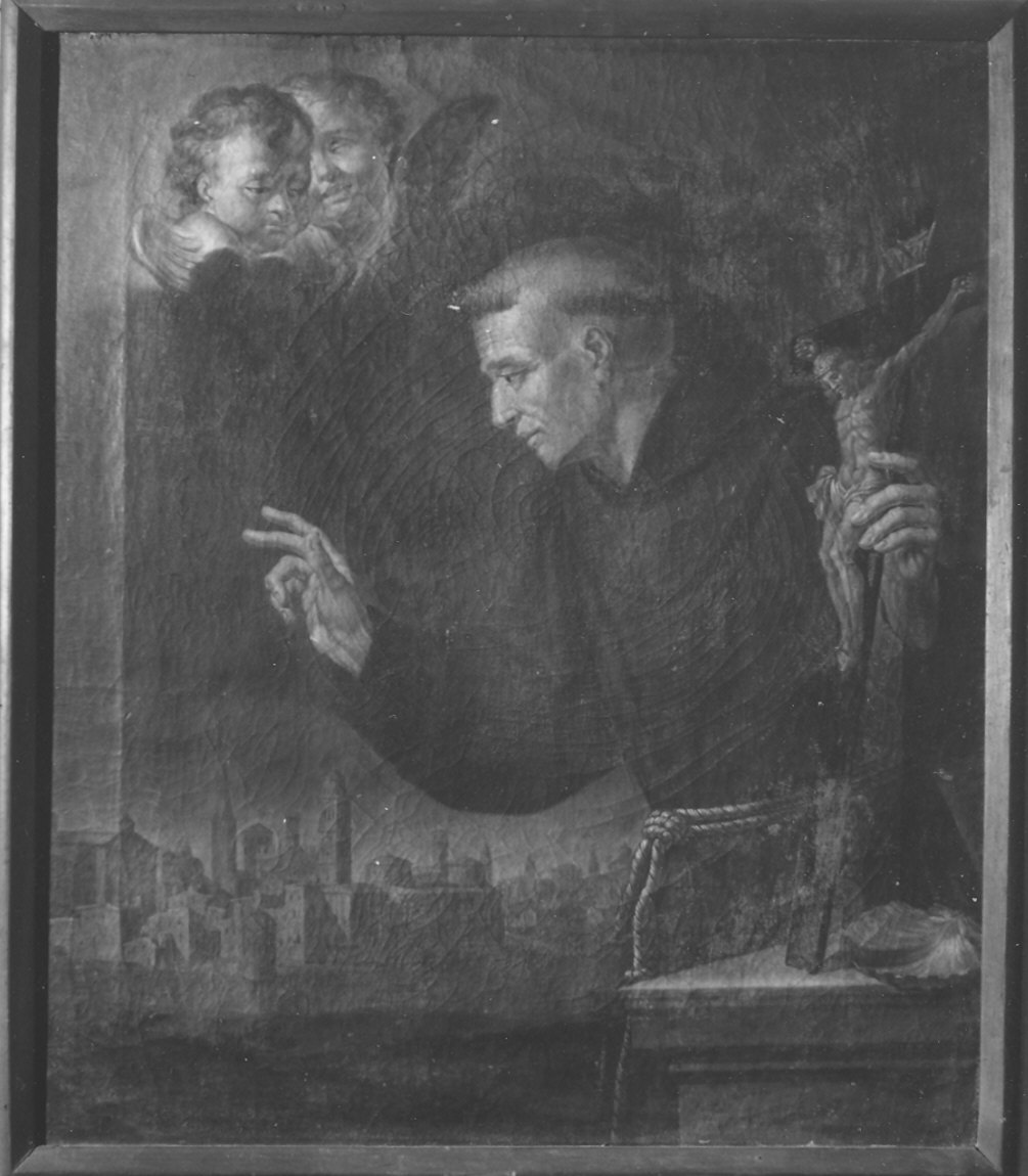 San Leonardo da Portomaurizio (?) (dipinto) di Landi Gaspare (attribuito) (fine sec. XVIII)