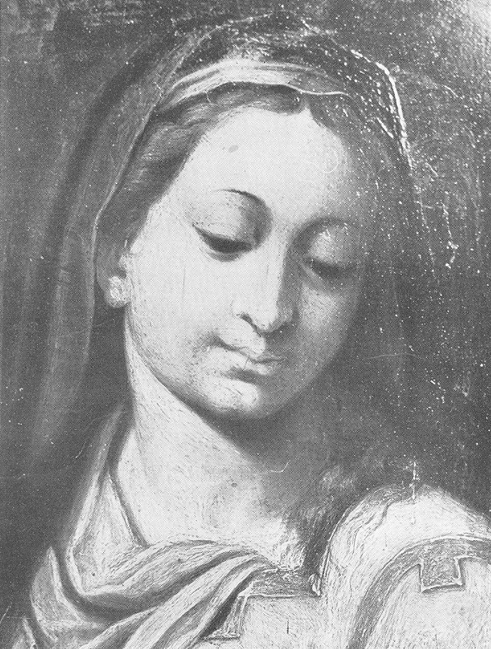 Madonna (dipinto) di Trotti Giovan Battista detto Malosso (fine/inizio secc. XVI/ XVII)