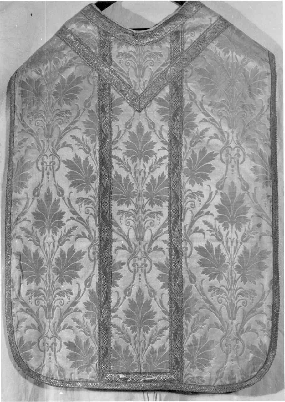 paramento liturgico, insieme - manifattura italiana (fine/inizio secc. XIX/ XX)