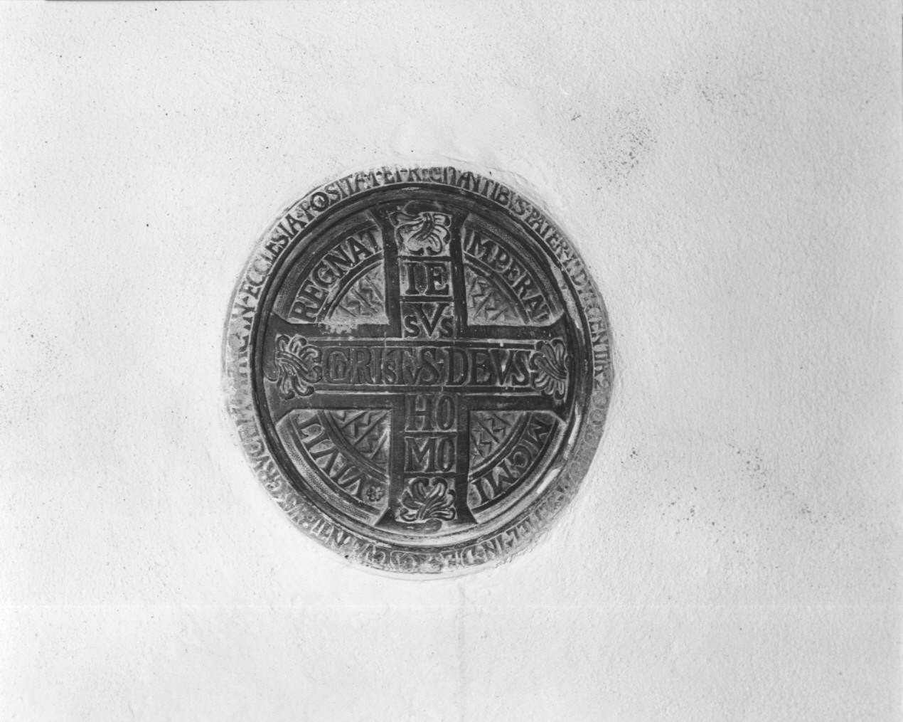 targa devozionale - produzione emiliana (sec. XX)