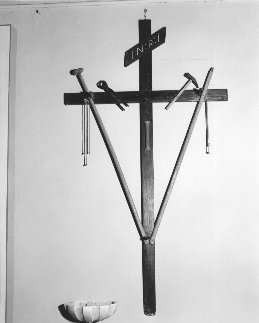 croce penitenziale - ambito parmense (ultimo quarto sec. XIX)