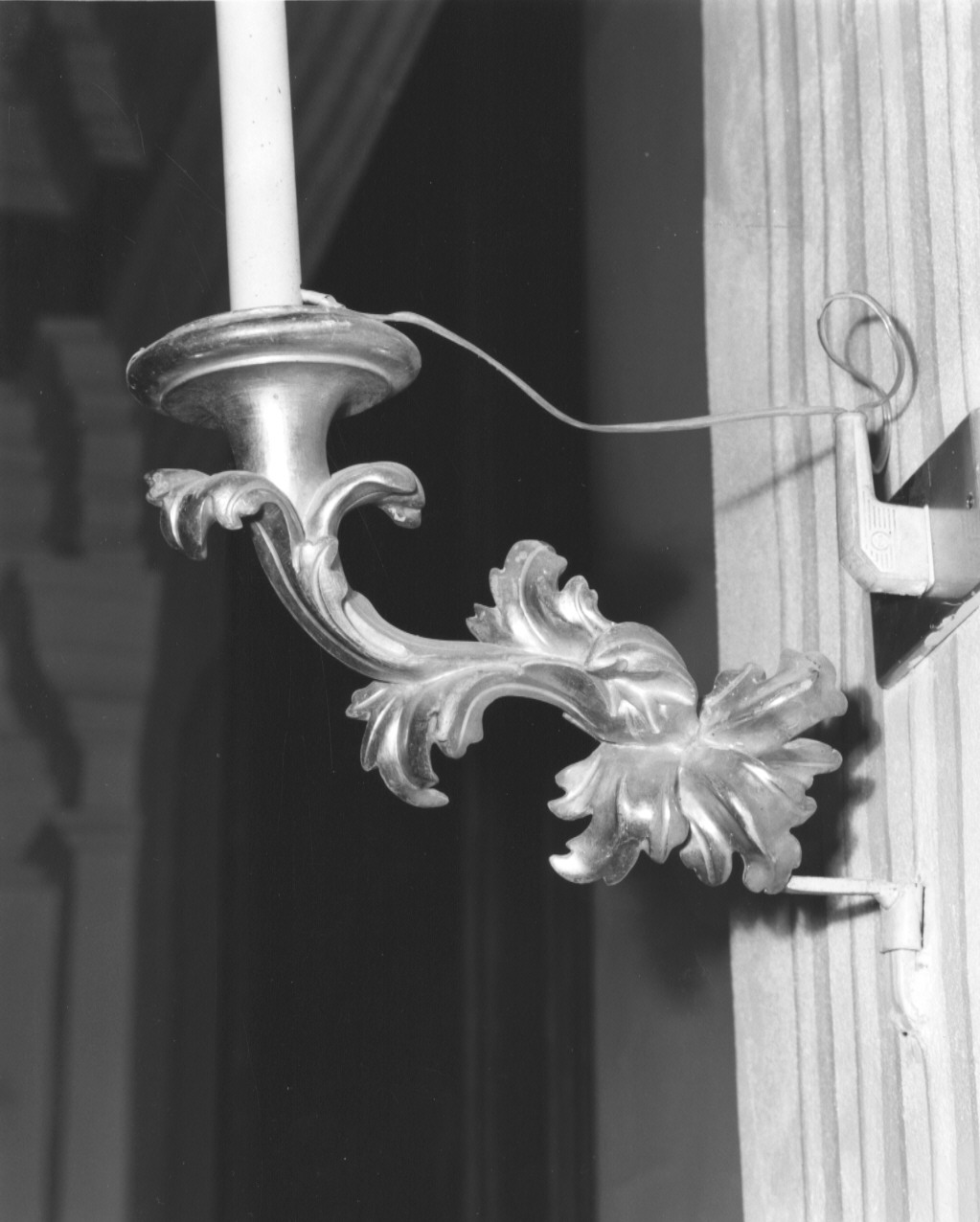 candeliere da parete - ambito parmense (prima metà sec. XVIII)