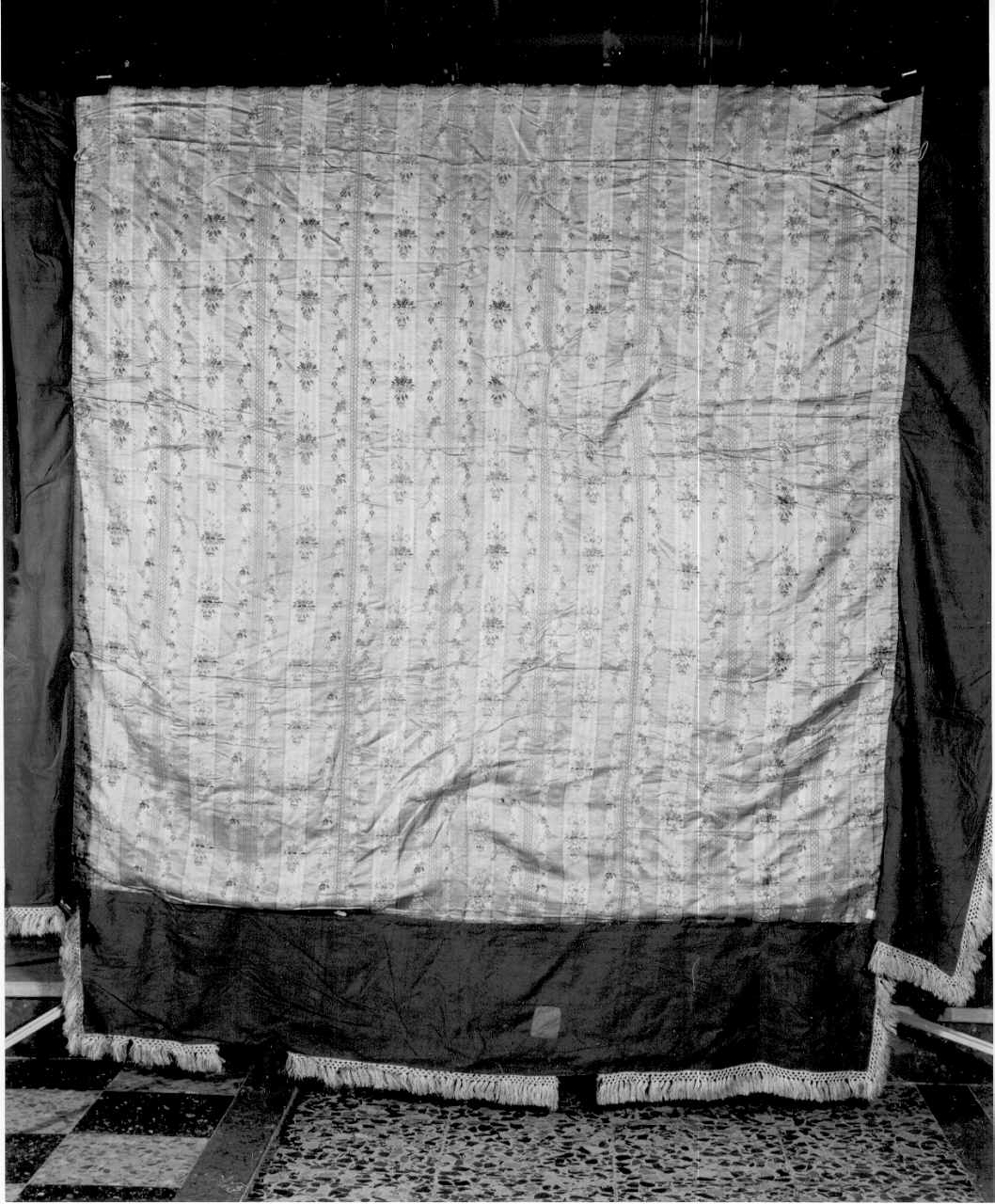 drappellone di baldacchino - manifattura italiana (sec. XVIII)