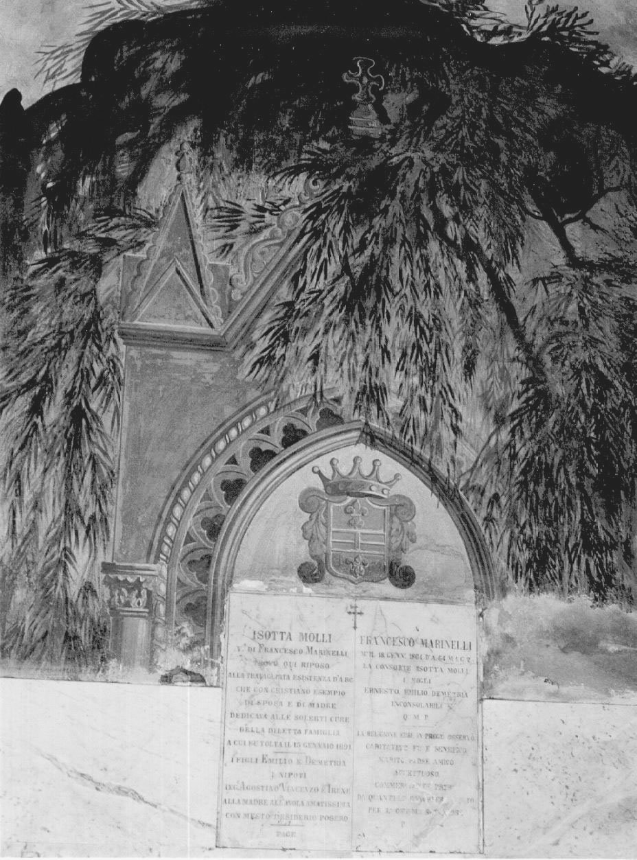 monumento funebre - a cappella - ambito parmense (ultimo quarto sec. XIX)