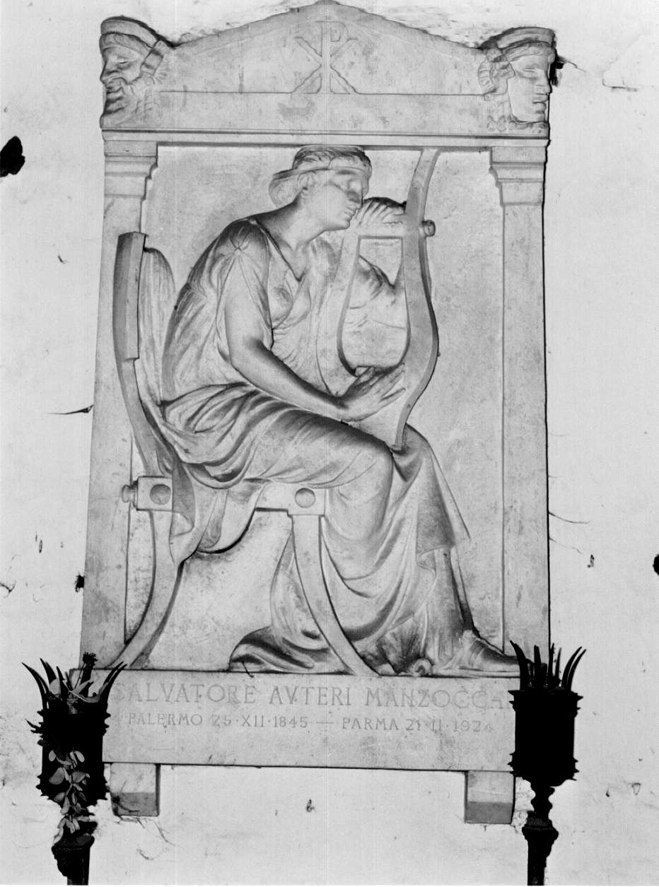 lapide tombale - ambito parmense (sec. XX)