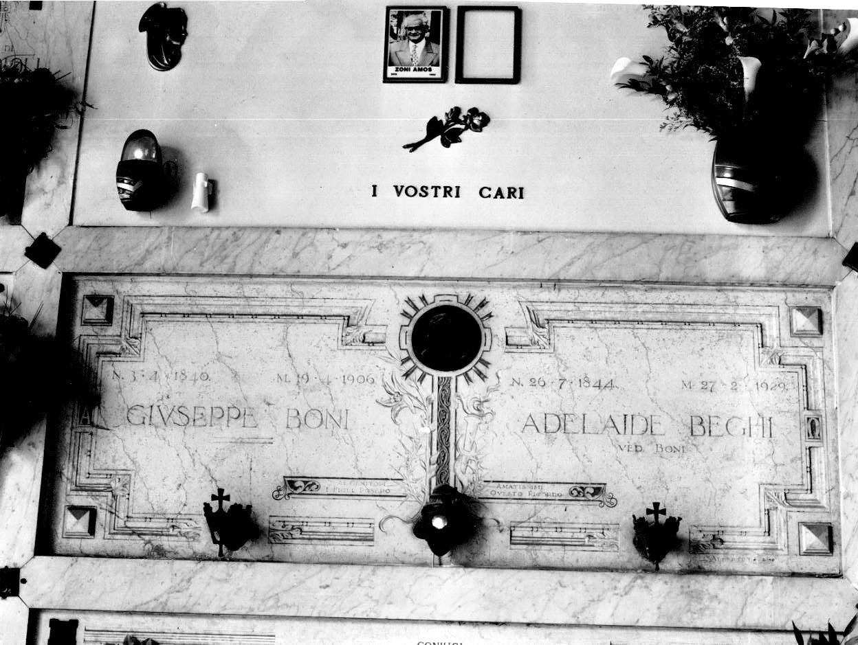 lapide tombale di Albertini E (sec. XX)