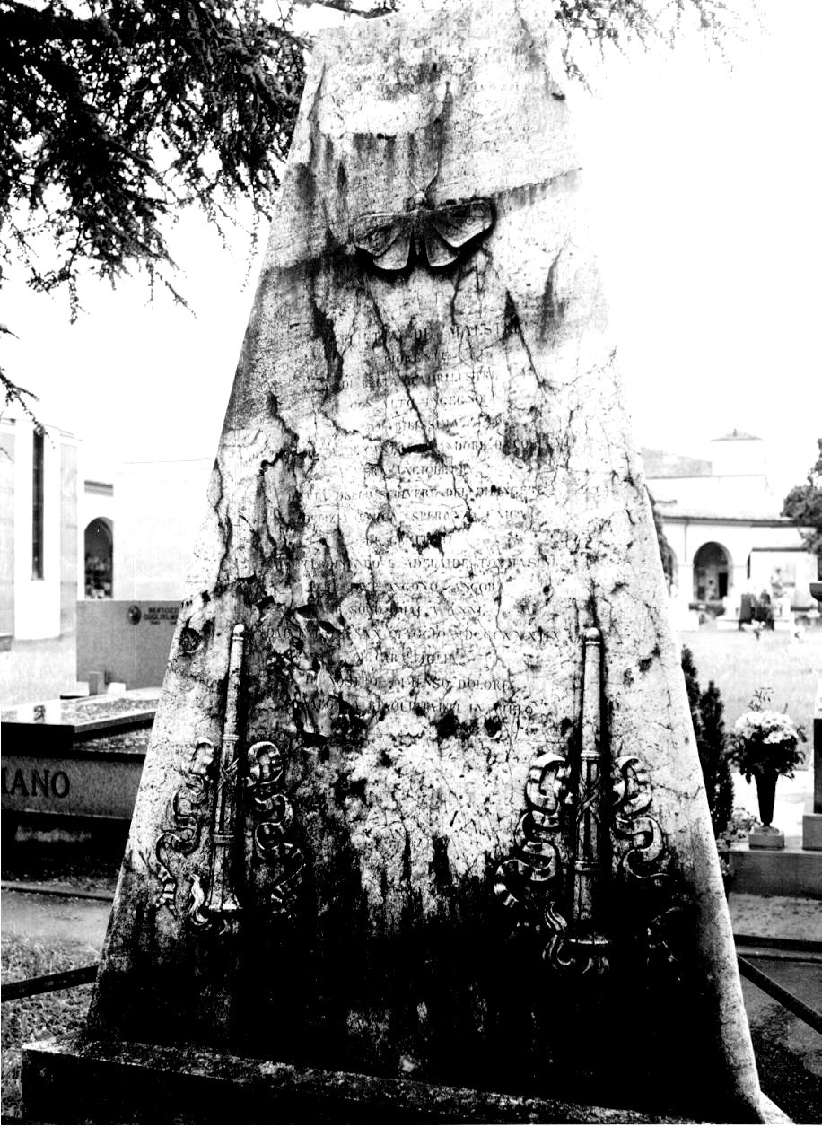 monumento funebre - ambito parmense (sec. XIX)