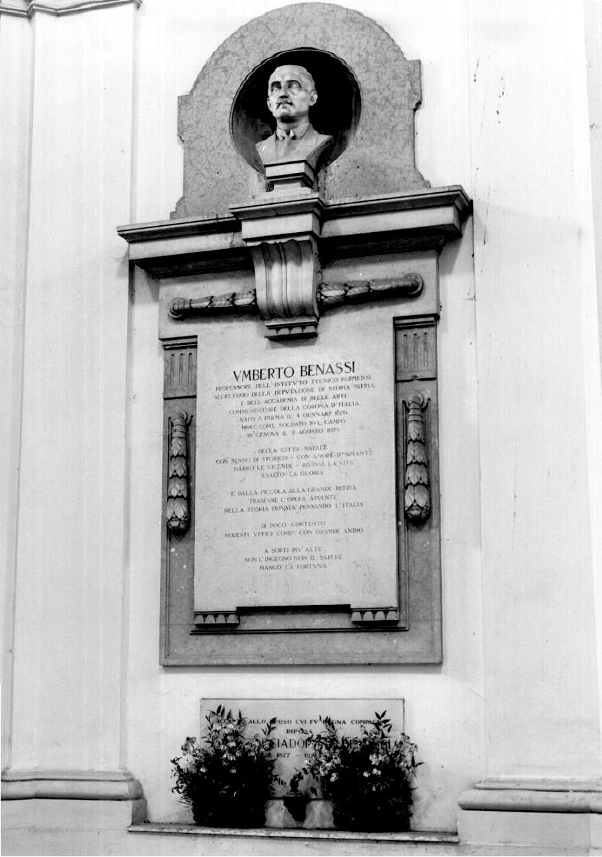 monumento funebre - ambito parmense (sec. XX)