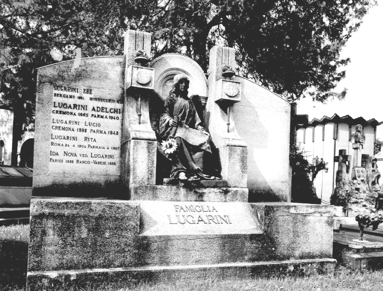 monumento funebre di Macchiavello Giuseppe, Fonditore Carnelli - Milano (sec. XX)
