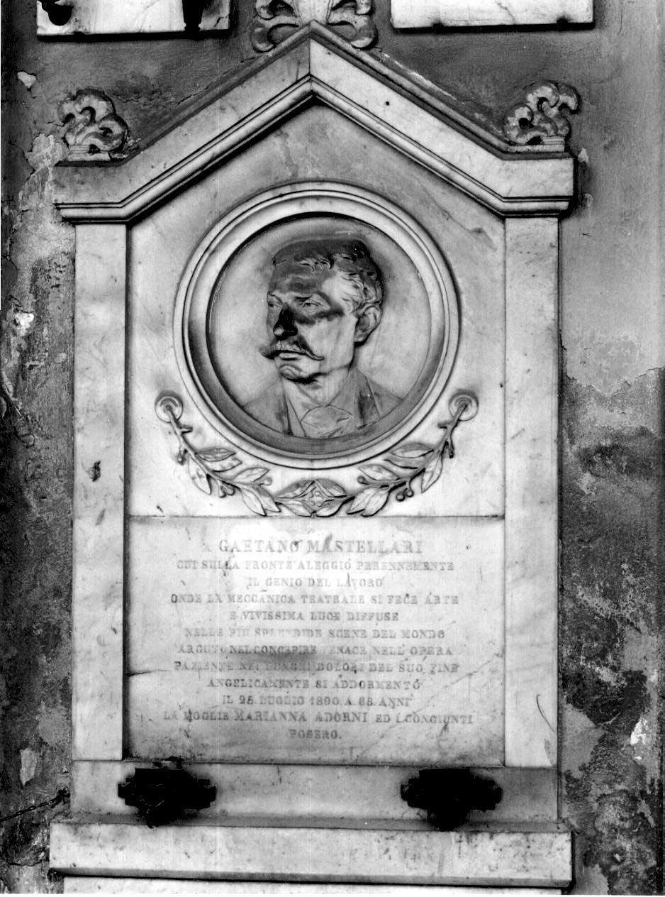 lapide tombale - ambito parmense (sec. XIX)