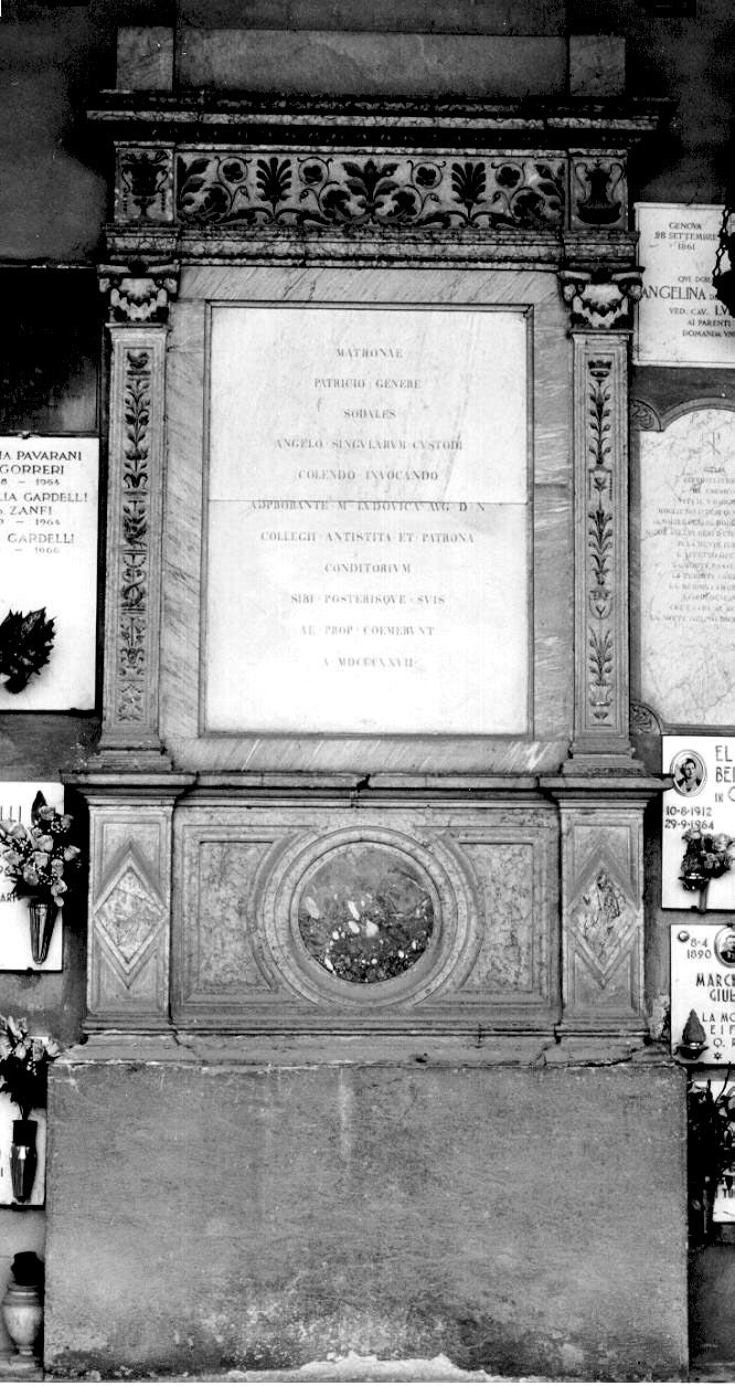 monumento funebre - a edicola - ambito parmense (sec. XIX)