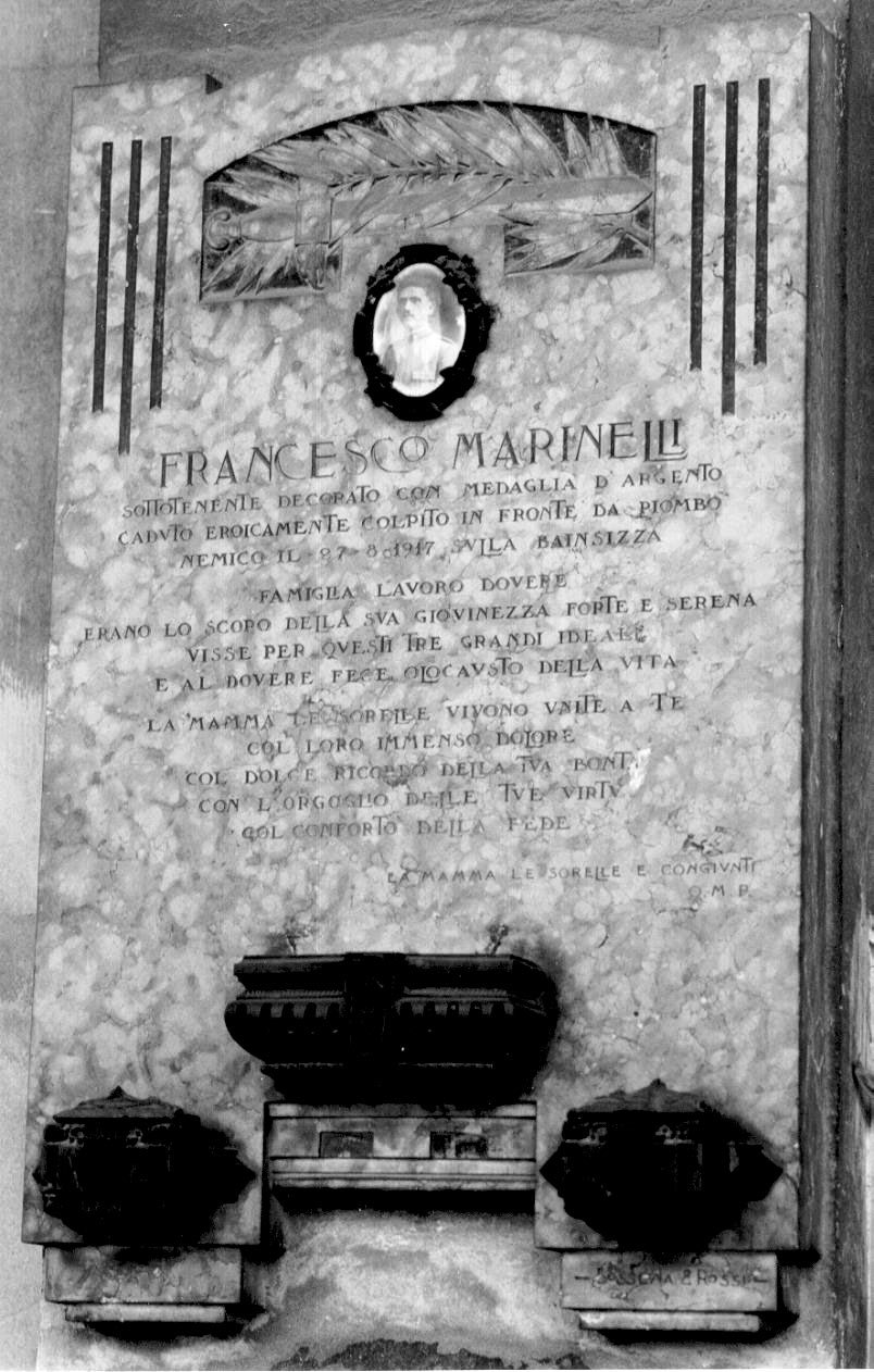 lapide tombale di Ditta Dossena & Rossi (sec. XX)