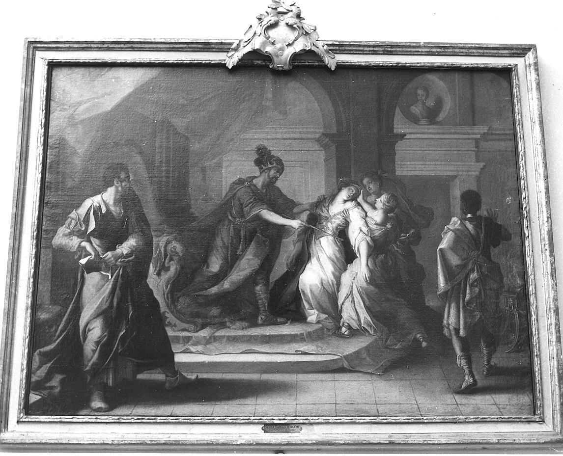 Ester sviene dinanzi ad Assuero (dipinto) di Stern Ignazio (attribuito) (sec. XVIII)