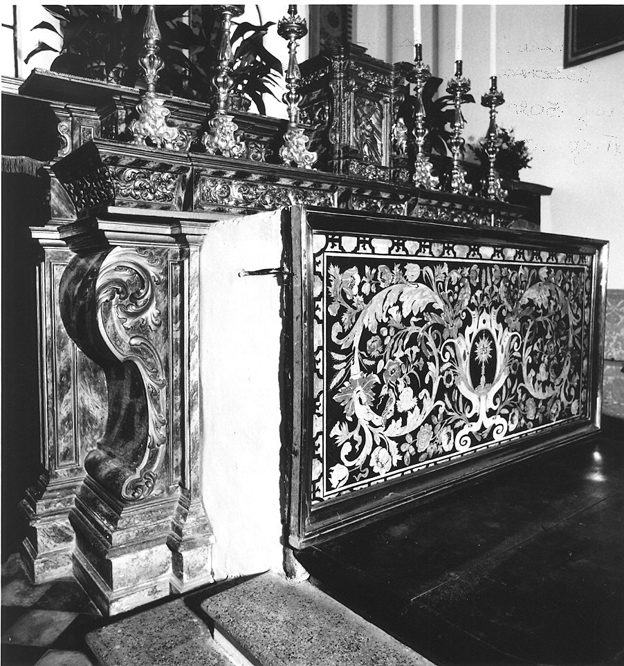altare maggiore - ambito parmense (sec. XVII)