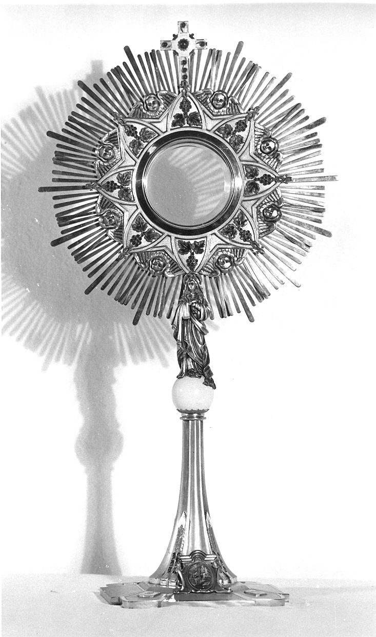 ostensorio - a raggiera di Tosi Giovanni (sec. XX)