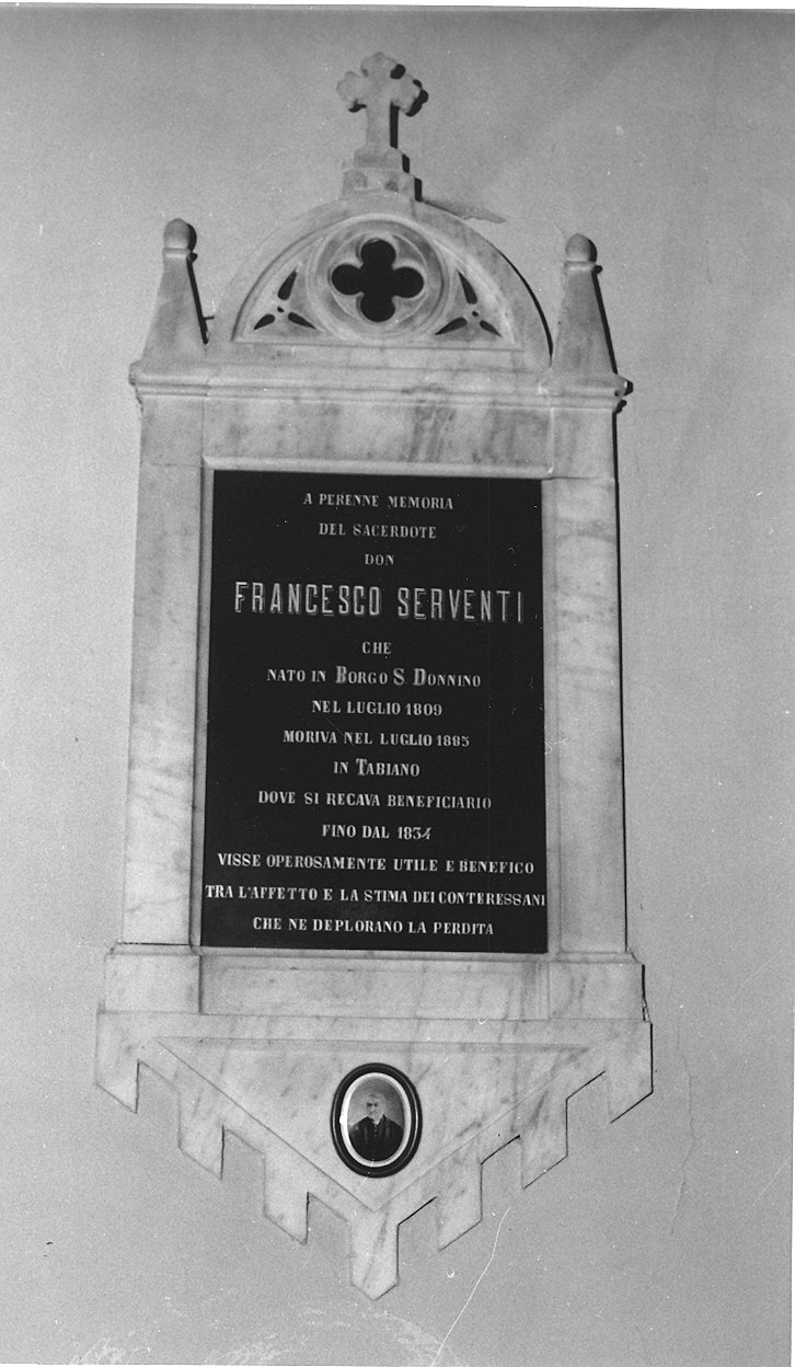 lapide tombale - ambito parmense (sec. XIX)