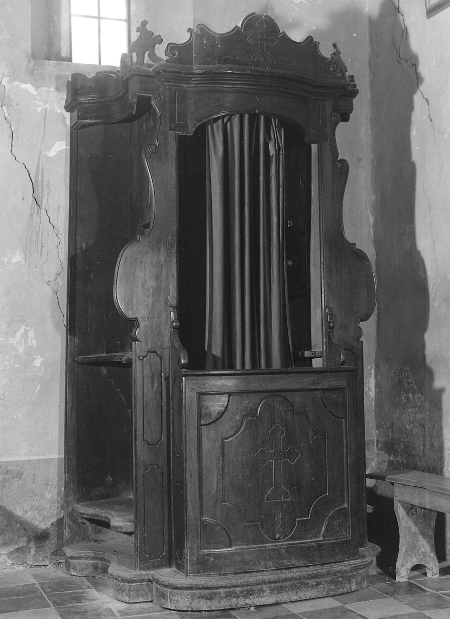 confessionale - ambito parmense (sec. XVIII)