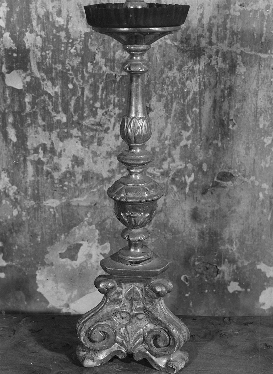 candeliere, serie - ambito parmense (seconda metà sec. XVIII)