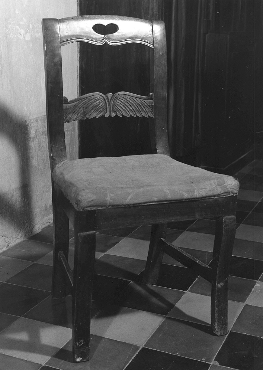 sedia - ambito parmense (fine sec. XIX)