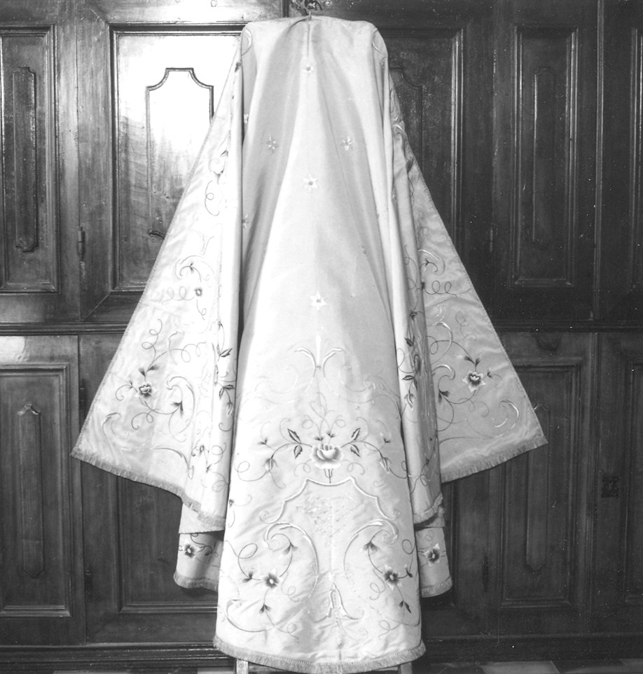 mantello di statua - manifattura parmense (fine/inizio secc. XIX/ XX)