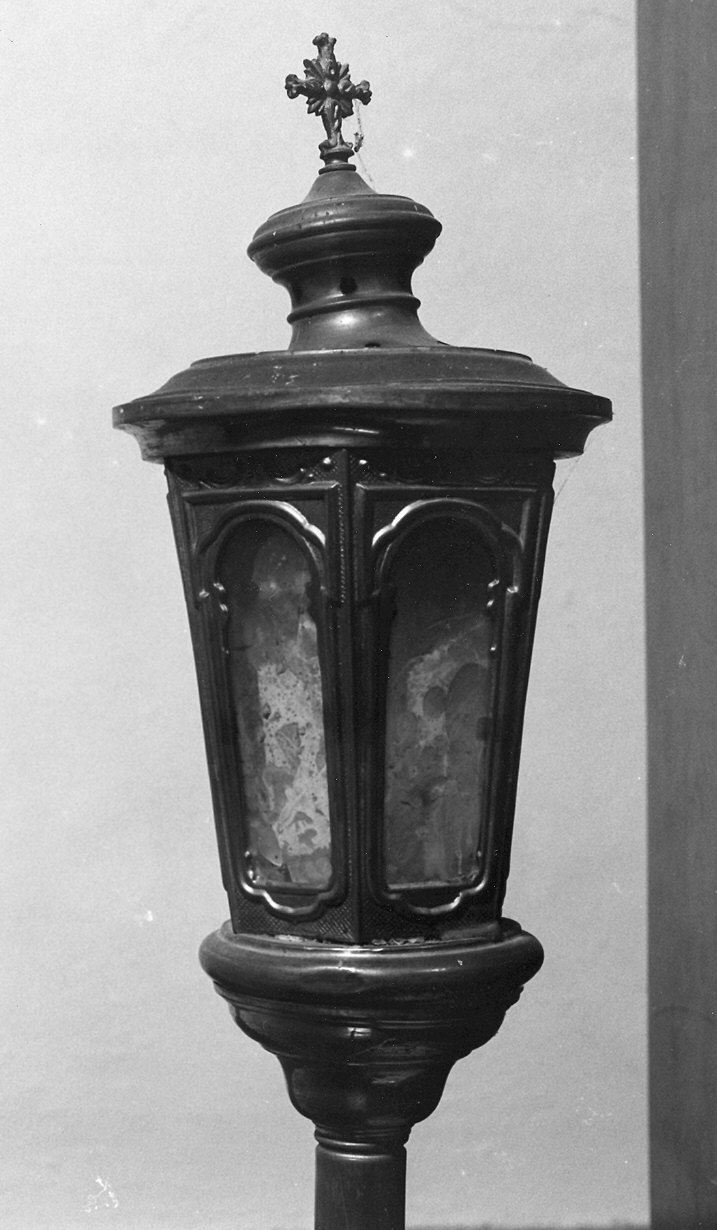 lanterna processionale, serie - ambito Italia settentrionale (seconda metà sec. XIX)