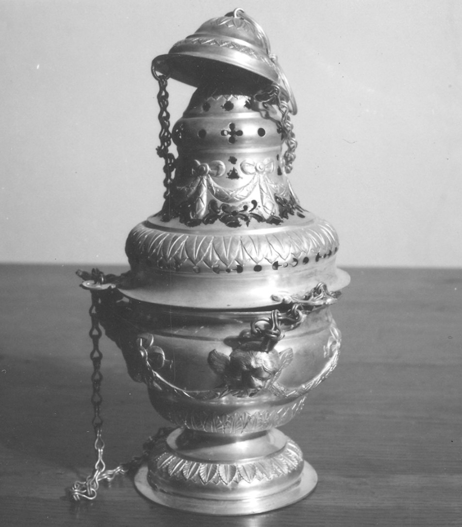 turibolo, elemento d'insieme - ambito parmense (ultimo quarto sec. XVIII)