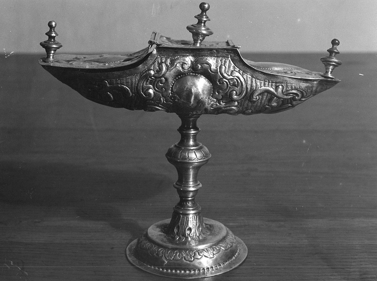 navicella portaincenso - ambito parmense (terzo quarto sec. XVIII)