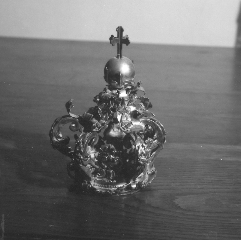 corona da statua, elemento d'insieme - ambito parmense (metà sec. XVIII)