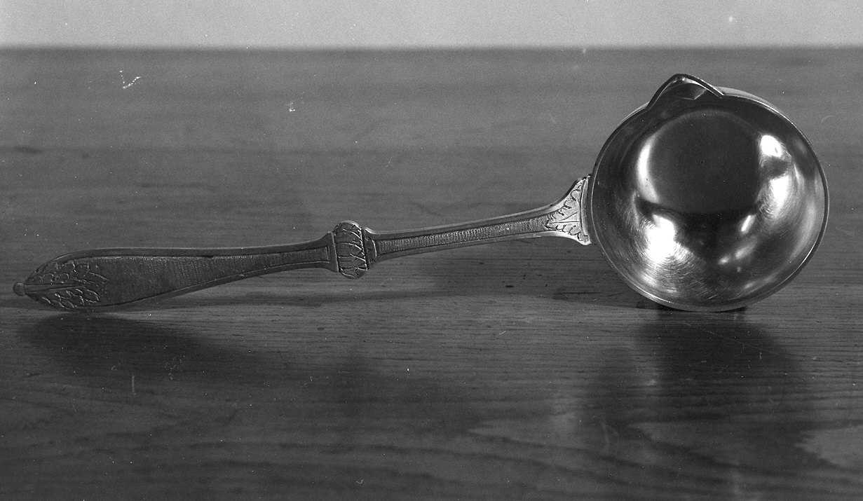 mestolo battesimale - ambito parmense (sec. XIX)