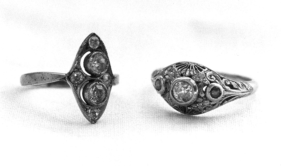 anello, coppia - ambito Italia settentrionale (fine/inizio secc. XIX/ XX)