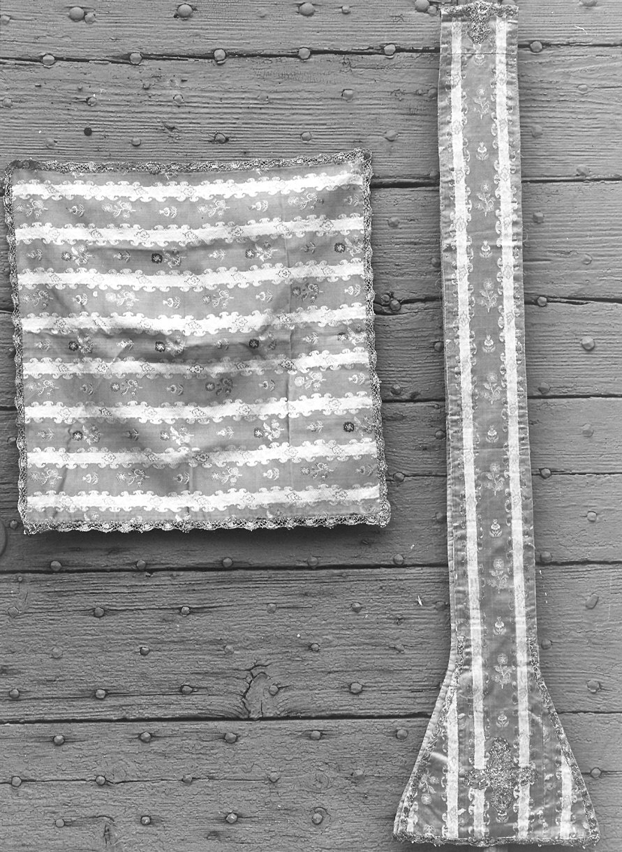 paramento liturgico, insieme - manifattura italiana (ultimo quarto sec. XVIII)