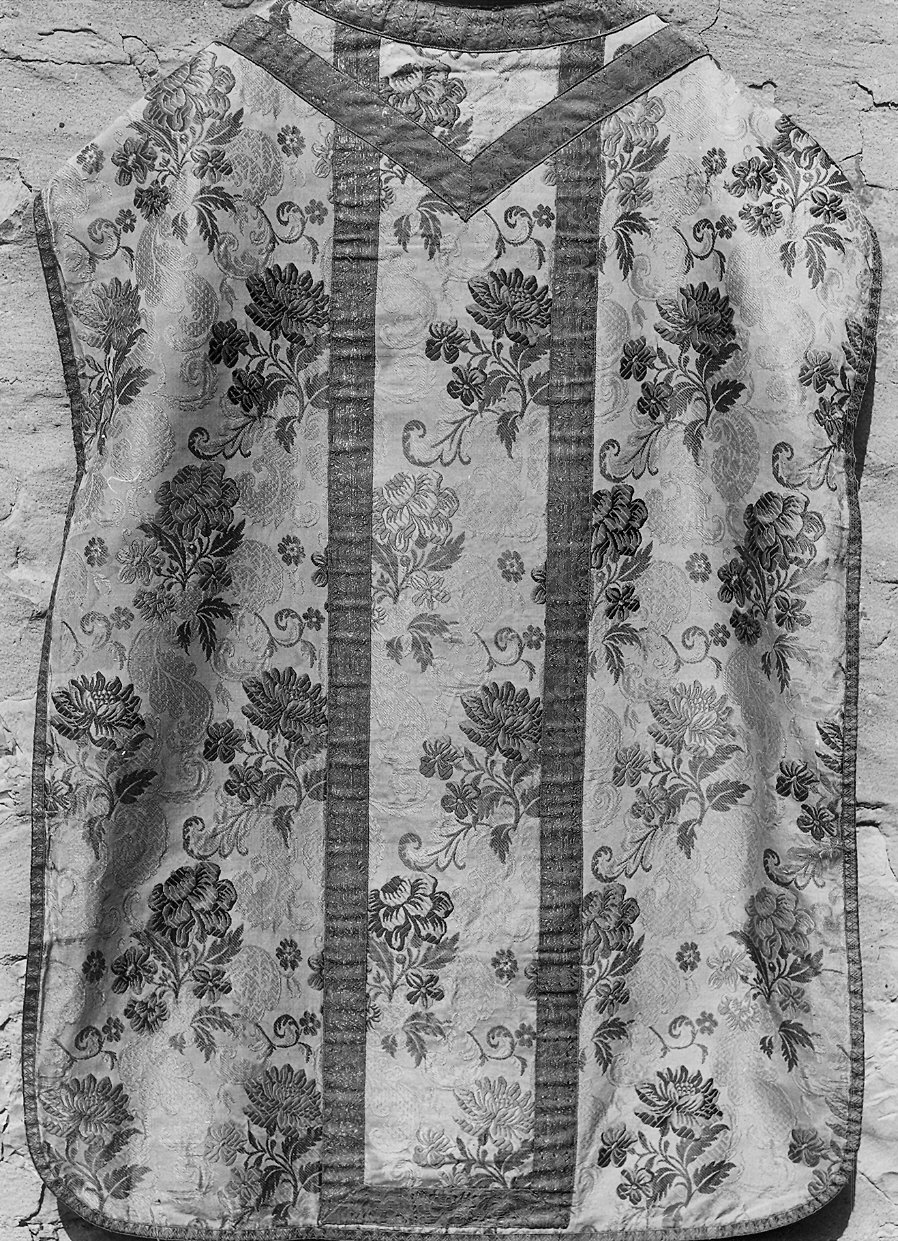 paramento liturgico, insieme - manifattura italiana (seconda metà sec. XIX)