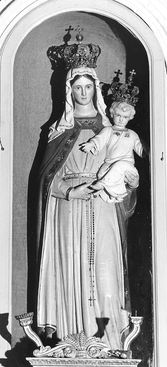 Madonna del Rosario (statua) di Fabbrica Bertarelli (sec. XX)