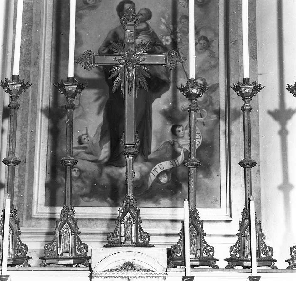 servizio d'altare, insieme - produzione Italia settentrionale (prima metà sec. XX)