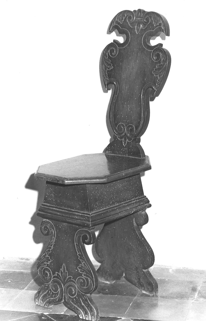 sedia, coppia - ambito parmense (fine/inizio secc. XIX/ XX)