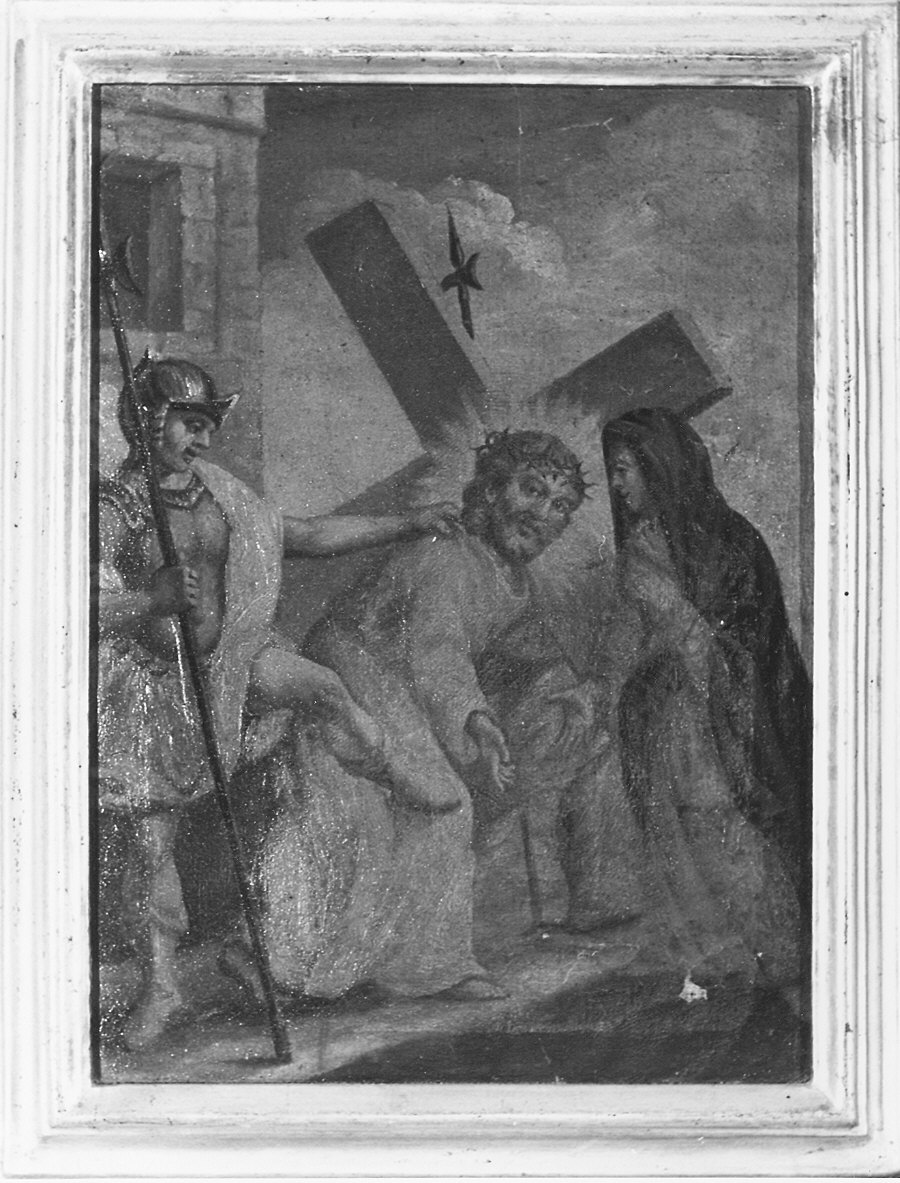 stazioni della via crucis (dipinto, ciclo) di Nadotti Marcello - ambito emiliano (fine/inizio, prima metà secc. XVIII/ XIX, sec. XIX)