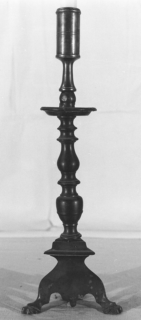 candeliere, coppia - ambito emiliano (prima metà sec. XVIII)