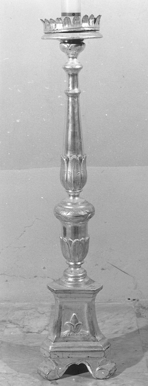 candeliere, serie - ambito parmense (seconda metà sec. XVIII)