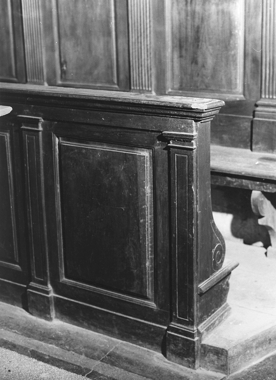 stalli del coro - ambito parmense (primo quarto sec. XIX)