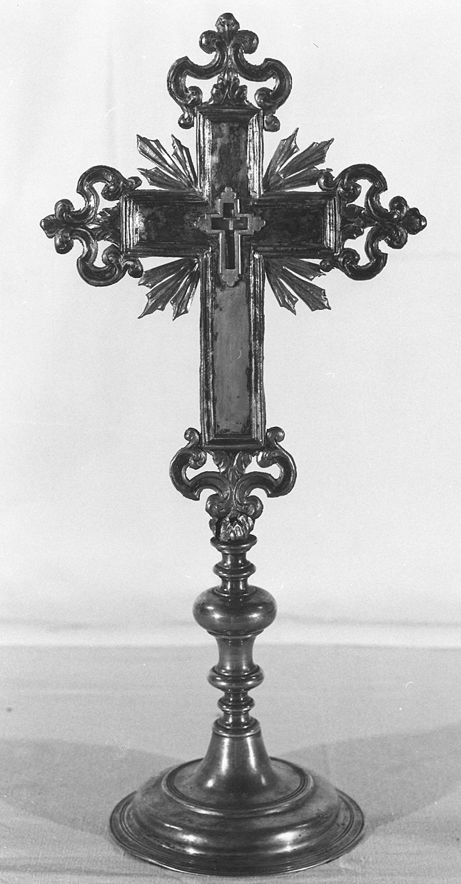 stauroteca - ambito parmense (metà sec. XVIII)