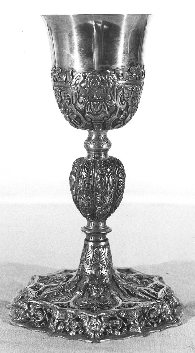 calice - ambito parmense (seconda metà sec. XVII)